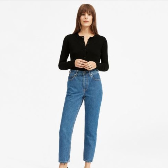 Everlane Denim - Everlane High-Rise 90's Cheeky Straight Jean Sz 27